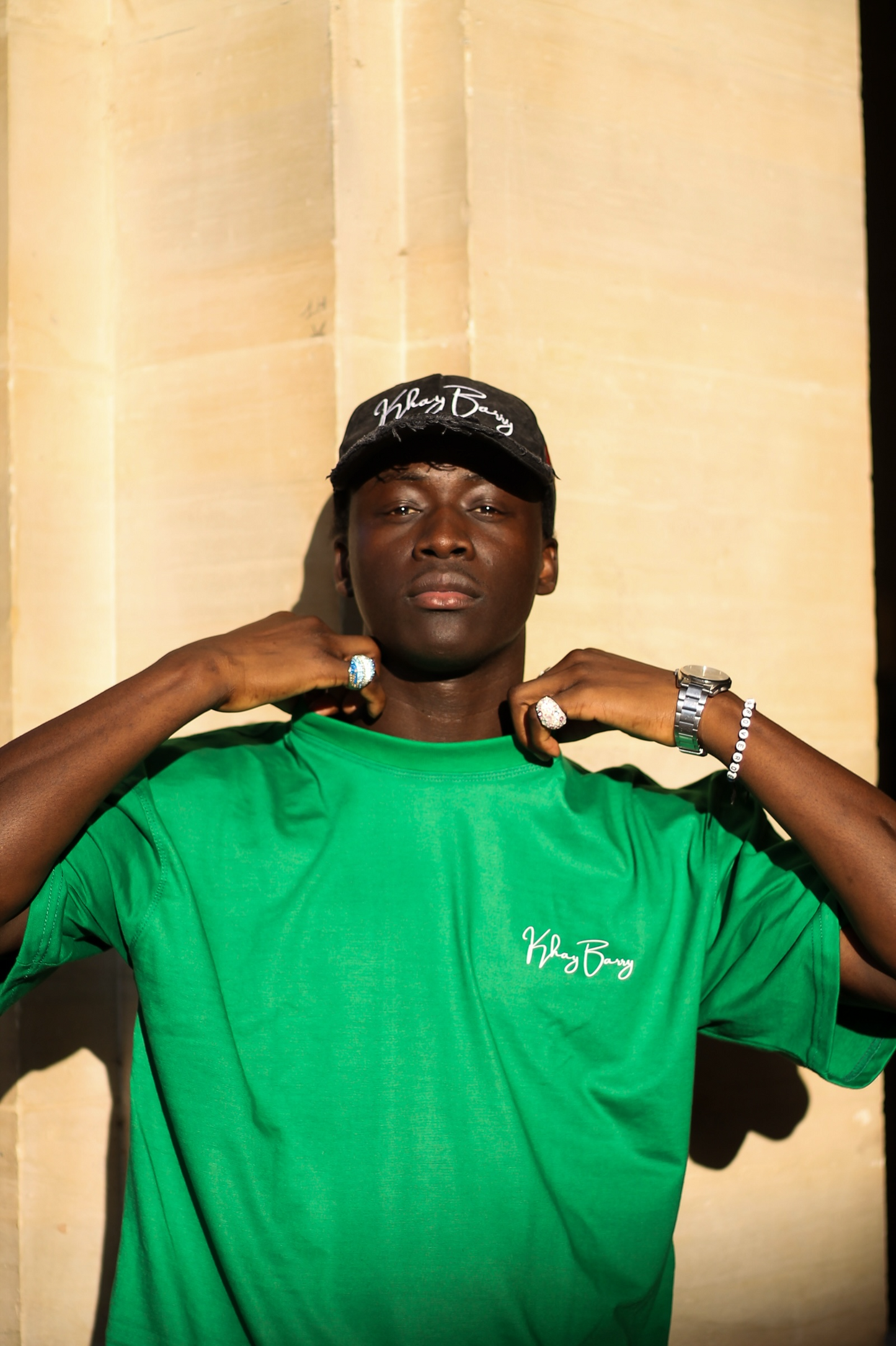 DailyKhay T-shirt – Vert Émeraude (Collection Héritage)