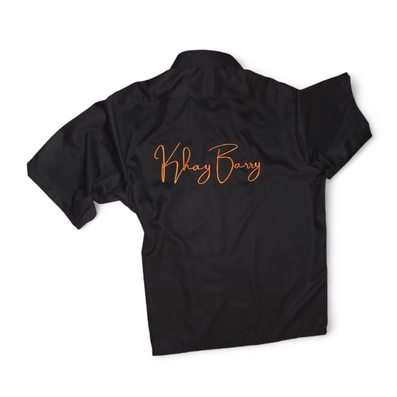 Chemise oversize noire unisexe - Coton 100%| Khay Barry