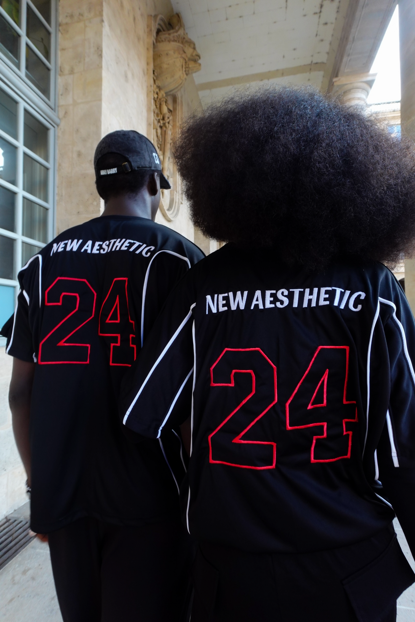 Soccer Barry Noir brodé unisexe