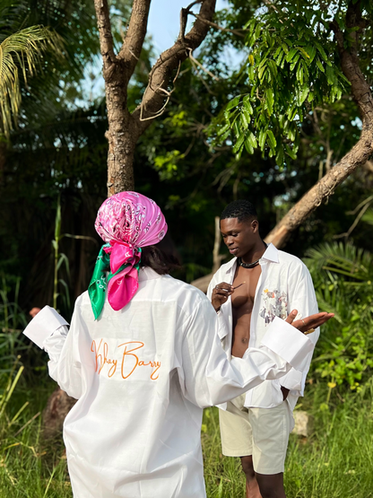 La Chemise Khay oversize blanche unisexe