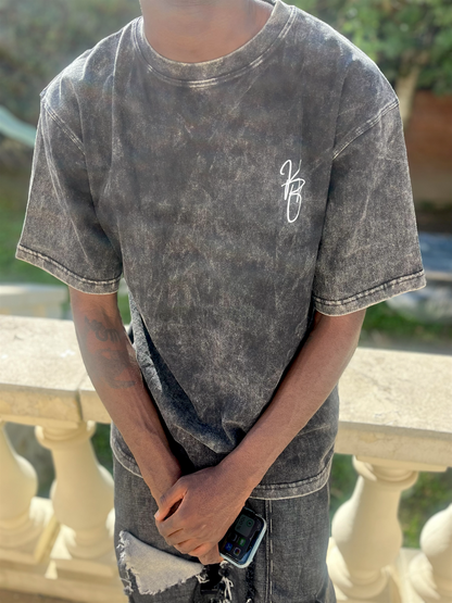 Arkhaytype T-shirt – Gris Délavé Anthracite unisexe