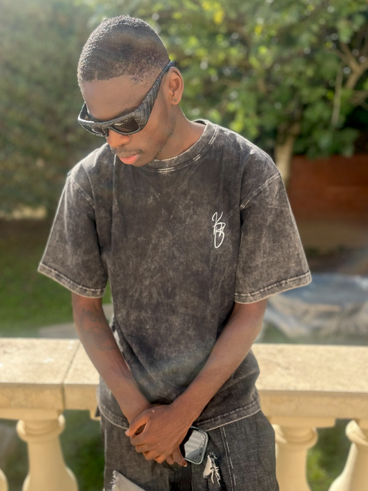 Arkhaytype T-shirt – Gris Délavé Anthracite unisexe