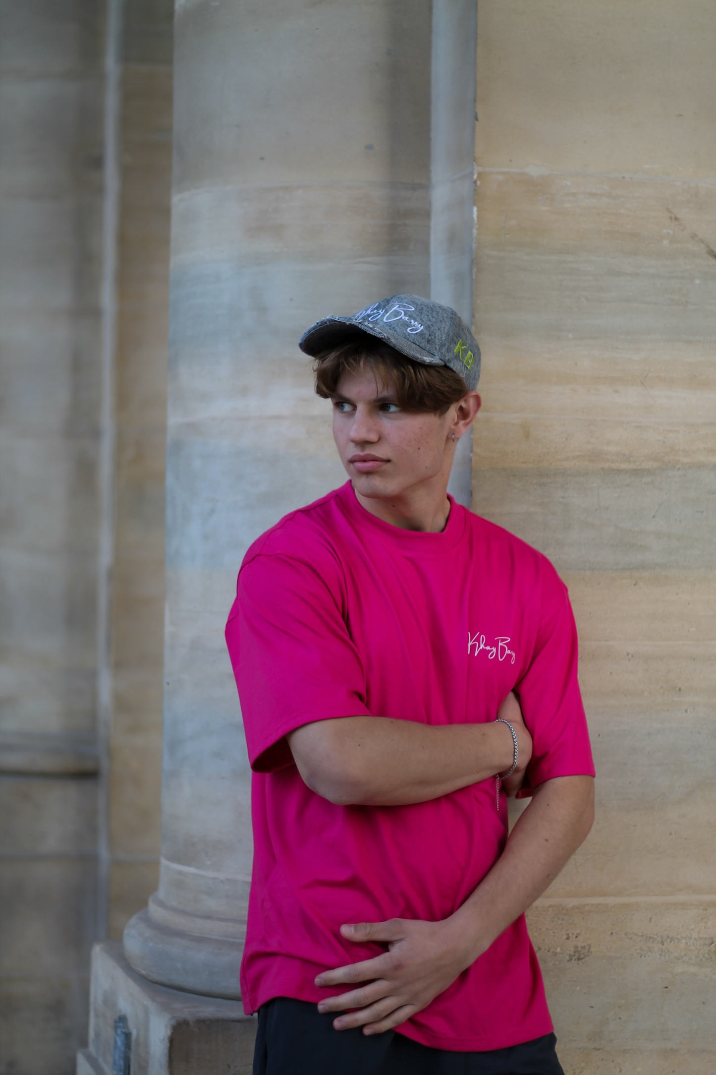 DailyKhay T-shirt – Rose vif (Collection Héritage)